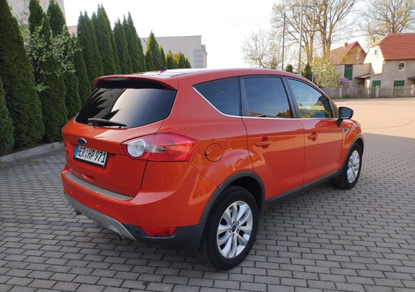 Ford Kuga cena 32700 przebieg: 198606, rok produkcji 2011 z Borne Sulinowo małe 326